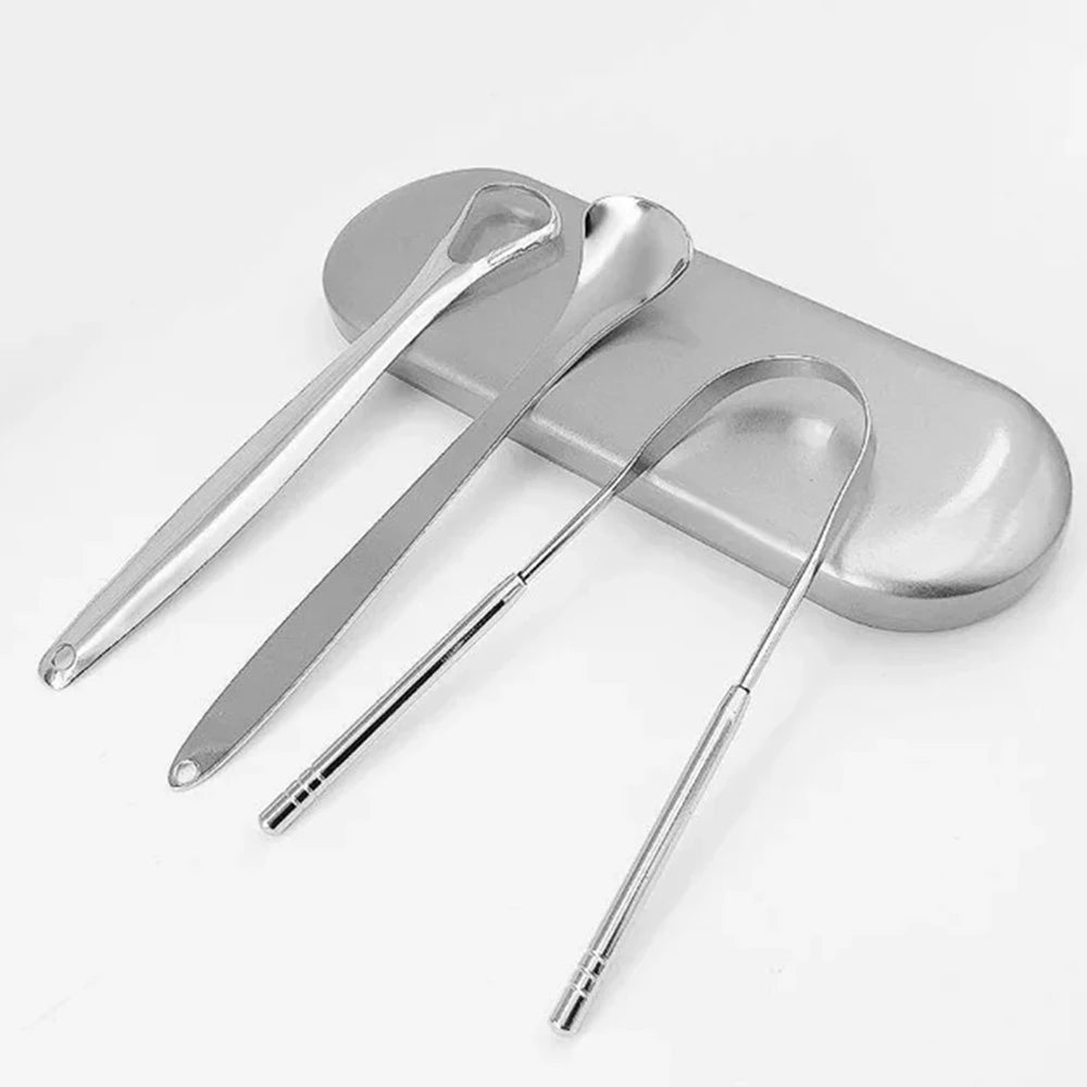 Stainless Steel Tongue Scraper