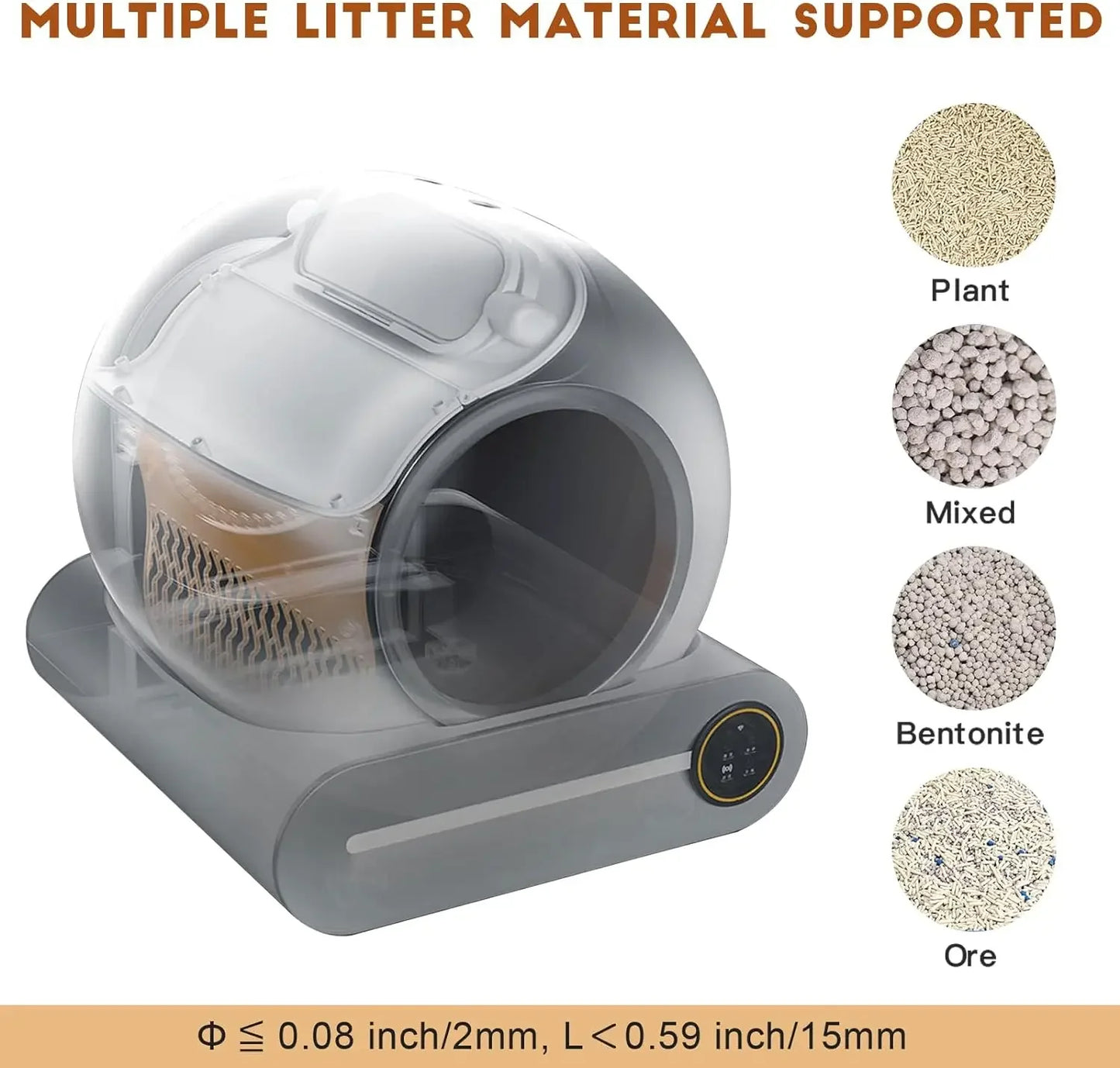 Automatic Self Cleaning Litter Box
