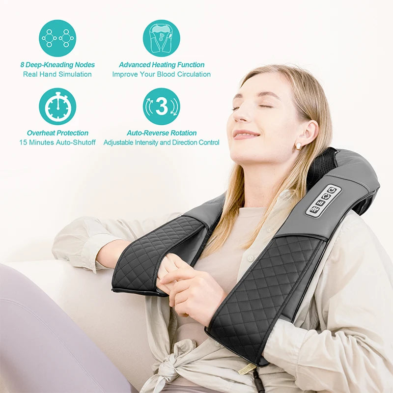 Medcursor Electric Neck And Back Massager Shawl
