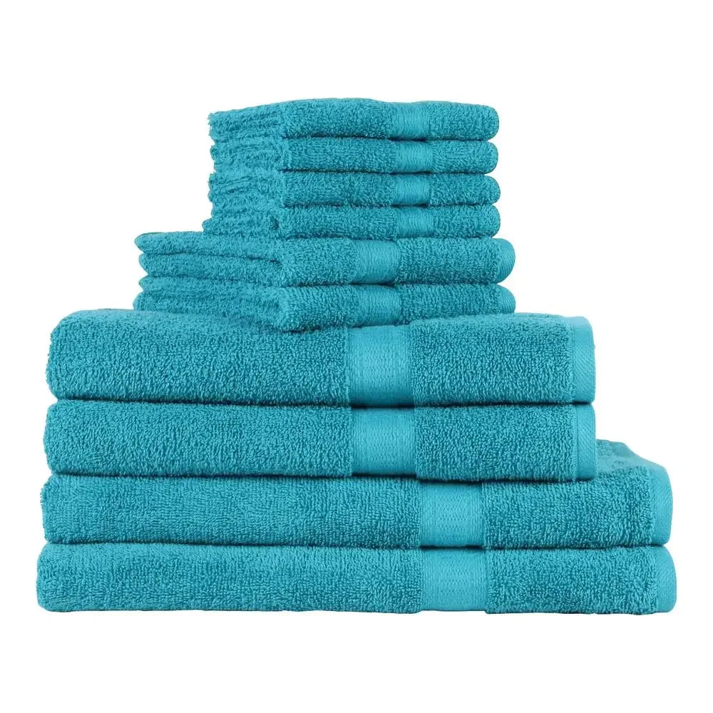 10pc Ultra Soft Towel Set - 100% Cotton