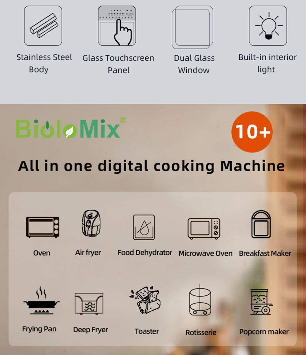 Stainless Steel Toaster Oven/Airfryer